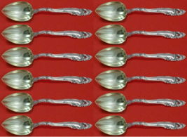 Decor by Gorham Sterling Silver Grapefruit Spoon Set 12 pieces 6" - $973.54 CAD