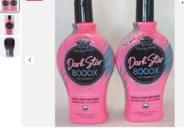 EUROPEAN GOLD DARK STAR 8000X THE DARKEST INDOOR TANNING LOTION 12 OZ. - $26.07 - $44.97