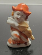 Female Violin Player - Hand Painted - Made in Occupied Japan - 3 Inch - £7.41 GBP