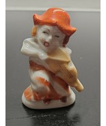 Female Violin Player - Hand Painted - Made in Occupied Japan - 3 Inch - £7.29 GBP