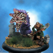 Painted RAFM Miniatures Tomb Worm and Victim - $67.05