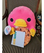 RARE Snackles Series 2 Super-Sized 14&quot;  Platypus Subway Cookie Plush Zuru - $14.80