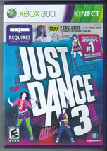   Just Dance 3 (Microsoft Xbox 360, 2011) (w/ Manual)  - £10.94 GBP