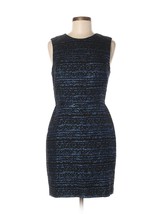 3.1 PHILIP LIM Black &amp; Blue Glittery Sleeveless Cocktail Dress - Size 6 - £119.39 GBP