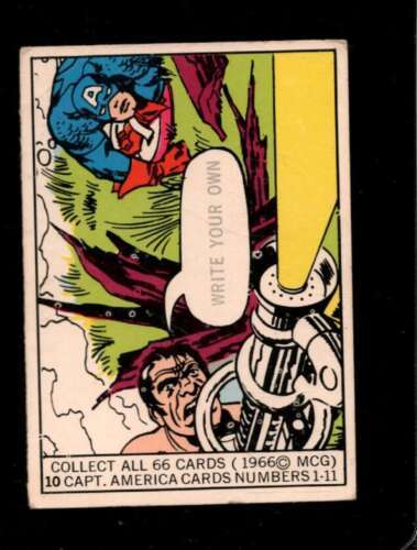 Primary image for 1966 DONRUSS MARVEL SUPER HEROES #10 WRITE YOUR OWN CAPTION GOOD+ *X75640