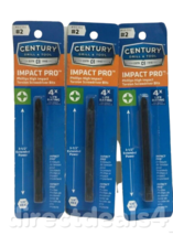 Century Drill&amp;Tool 66302 #2 Impact Pro Phillips Power Torsion Bit Pack of 3 - £24.52 GBP