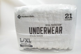 Members Mark 21 Count Total Protection Adult Men Underwear Incontinence - $13.85