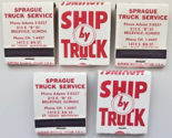 Vintage Sprague Truck Service St Louis Mo Matchbook NOS Lot of 5 PB136 - £10.27 GBP