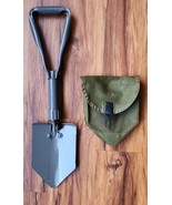 Intrenching Tool ~ 23&quot; Metal ~ Collapsible Lightweight ~ Army Green Nylo... - $930.17 MXN