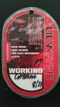 LIL WAYNE - ORIGINAL 2011 ST. LOUIS CONCERT TOUR LAMINATE BACKSTAGE PASS - $1,124.01 MXN