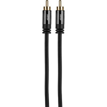 Audtek - SMC18 - Single RCA Audio Video Subwoofer Cable with Metal Shell... - $15.95