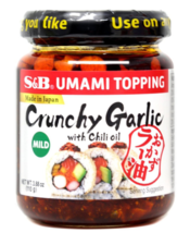 Japanese S&amp;B Taberu Rayu La-Yu Chili Oil with Crunchy Garlic 3.9oz Made in Japan - $12.95