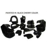 BLACK Cherry Lower Vented Leg Fairings Harley Touring Road King Glide FL... - $1,156.32