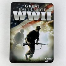 Great Battles of World War II Tin Box 2 DVD Set - £7.75 GBP
