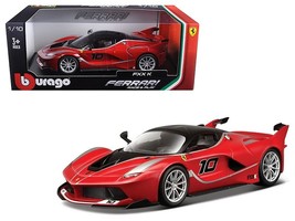 Ferrari FXX-K #10 Red 1/18 Diecast Model Car by Bburago - $120.49