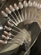 14 Stainless Steel Flatware Mexico Teaspoons &amp; Oval Soup Spoons Forks Un... - $26.10