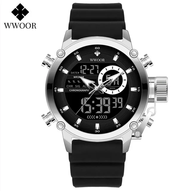 Luxury Men Watches Digital Chronograph Military Sport Quartz WristWatch ... - £36.66 GBP