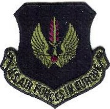 Air Force In Europe Crest Black Usafe Military Embroidered Jacket Patch - £27.67 GBP