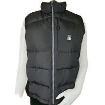 North End Goose Down Puffer Vest Womens L Black EZEM System Quilted All ... - £27.36 GBP