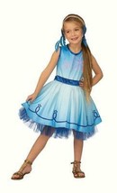 NEW Willa Boxy Girls Halloween Costume Small 4-6 Blue Dress Headpiece Belt Boxes - £22.19 GBP