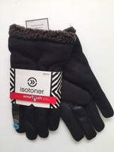 Men&#39;s Xl Isotoner Casual Gloves Smar Touch Tech Therm Aflex Lining Style 7000E - £26.55 GBP