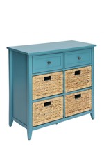 Pop Of Color Teal Accent Chest With Storage - $315.49