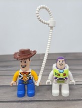 Lego Duplo Disney Pixar Toy Story Wood + Buzz Lightyear Figures w Lasso - £7.21 GBP
