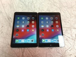 Lot of 2 Apple iPad Mini 2nd Generation A1489 32GB Black 7.9&quot; Wi-Fi Only... - £46.78 GBP
