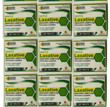 Lot 9x  Good Remedies Bisacodyl 5 mg Gentle Laxative Tablets 25 count/Bo... - $551.37 MXN