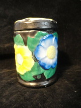 Empress of Japan 1920&#39;s Handpainted Japanese Boudoir Jar Flowers - £18.86 GBP