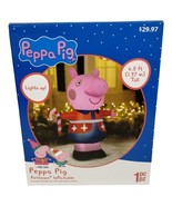 Gemmy Peppa Pig Airblown Inflatable 4 Foot Decoration Lights Up Hasbro - £25.41 GBP