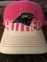 Carolina Panthers Nfl Football Pink Womens Hat Adjustable - £11.64 GBP