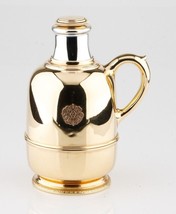 Cartier Thermos Flask/Bottle 14k Yellow and White Gold Very Rare Vintage Piece - £59,355.69 GBP