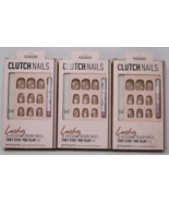 Clutch Nails Lucky Reusable Round Nails Long Lasting Press On Nails Kit ... - $8.90