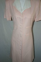 Lois Snyder Dani Max Women&#39;s Pink Dress Work Office Dressy Business Size 10 - £31.28 GBP