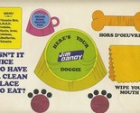 JIM DANDY Dog Food Doggie Placemat for Dogs 1970 - $29.67