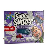 Johnsons Kids Super Sudzer Ez Grip Soap Berry Breeze One box of 3 Bars Vintage - $19.79