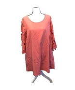 UMGEE Mauve Pinkish Floral Lace Sleeves POCKETS Dress/Tunic Large NWT  R... - £12.39 GBP