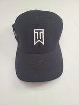 Tiger Woods Nike Hat Fitted M / L Black Golf Collection TPC Sawgrass Emb... - $28.59