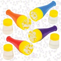 Mini Blizzard Bubble Blower Set By - Set Of 4 Bubble Blasters With 4 Bot... - $25.65