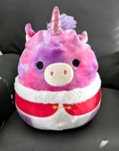 Squishmallow 12&quot; Lola, Unicorn, HOLIDAY LIMITED EDITION Gently used - $14.25