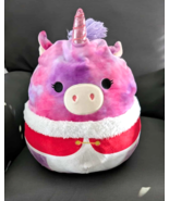Squishmallow 12&quot; Lola, Unicorn, HOLIDAY LIMITED EDITION Gently used - $263.76 MXN