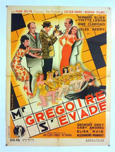 Georges Dastor – Mr Gregoire S’Escape – Bernard Blier - Poster Original ... - $143.22