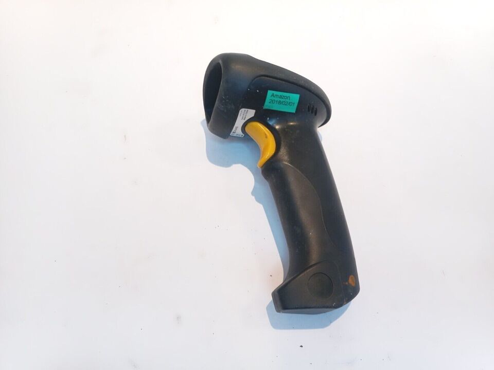 WORKING INATECK HANDHELD BARCODE SCANNER READER LASER POS USB BLACK &amp; YE... - $15.59