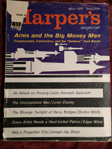 Harper&#39;s March 1964 Milton Tom Mayer Loren Eiseley - $8.64