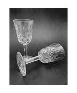Set of 2 Waterford Crystal Lismore Wine Clarets 5 7/8&quot; - $75.82 CAD