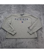 New England Patriots NFL Shirt Mens XL Gray Football Pullover Team Apparel - £20.08 GBP