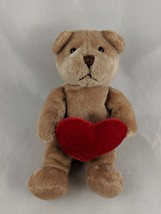 Ganz Bear With Heart Plush 7 Inch Stuffed Animal toy - £7.15 GBP