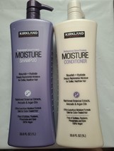 Shampoo &amp; Conditioner Kirkland Professional Salon Formula Moisture 33.8 Fl Oz Ea - £27.28 GBP