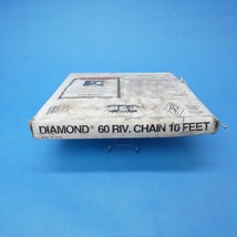 Diamond X-1233-010 Ansi #60 Steel Single Roller Chain 3/4&quot; Pitch Riveted 10&#39; - £80.17 GBP